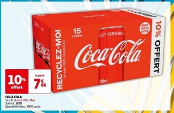 Auchan Coca cola aanbieding