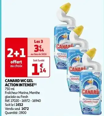 Canard wc gel action intense(1) 750 ml