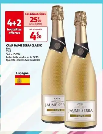 Auchan Cava jaume serra classic aanbieding