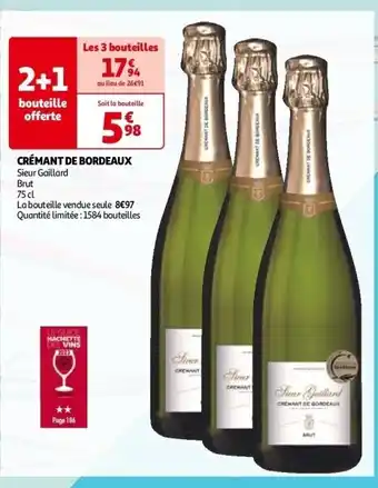 Auchan Crémant de bordeaux aanbieding