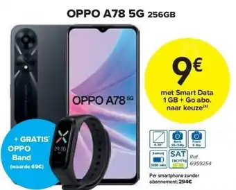 Carrefour Oppo a78 5g 256gb aanbieding