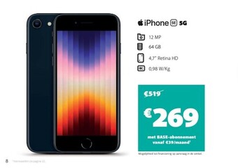 Base Iphone 5g aanbieding