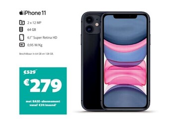 Base Iphone 11 aanbieding