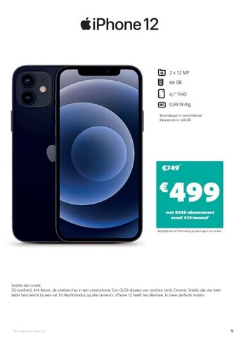 Base Iphone 12 aanbieding