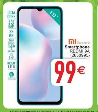 Cora Xiaomi Smartphone REDMI 9A 2630995 aanbieding