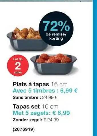 Plats à tapas 16cm