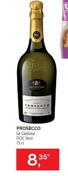 Alvo Prosecco la gioiosa doc brut 75 cl aanbieding