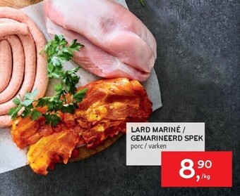 Alvo Lard mariné / gemarineerd spek aanbieding