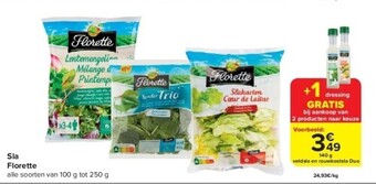 Carrefour Sla florette aanbieding