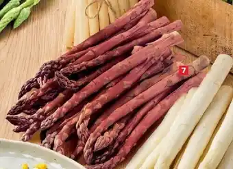 Carrefour Paarse asperges aanbieding