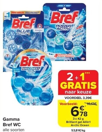 Carrefour Gamma bref wc aanbieding