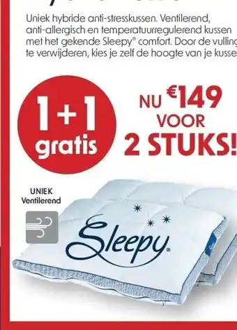 Sleepworld Sleepy® hybrid kussen aanbieding