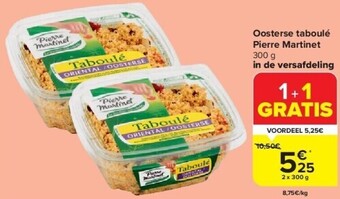 Carrefour Oosterse taboulé pierre martinet 300 g aanbieding