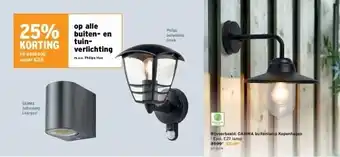 GAMMA Gamma buitenlamp kopenhagen - excl. e27 lamp aanbieding