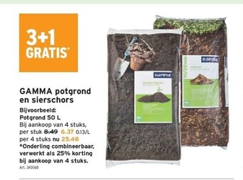 GAMMA Gamma potgrond en sierschors aanbieding