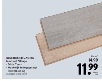 GAMMA Gamma laminaat village aanbieding