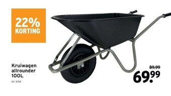 Kruiwagen allrounder 100l