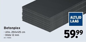 GAMMA Betonplex aanbieding