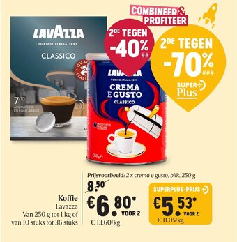 Delhaize Koffie Lavazza aanbieding