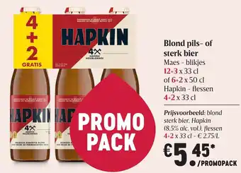 Delhaize Blond pils- of sterk bier aanbieding