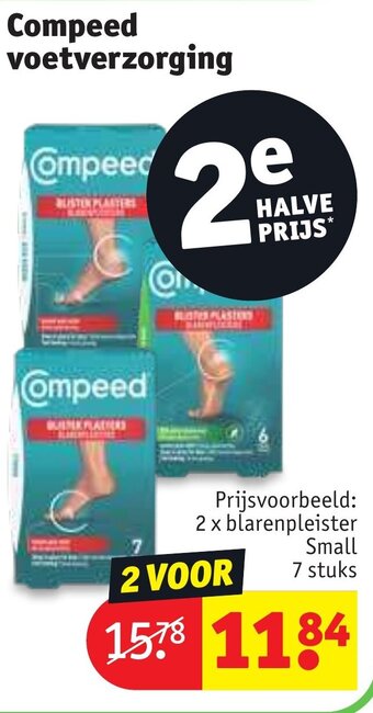 Kruidvat 2 x blarenpleister Small 7 stuks aanbieding