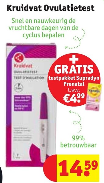 Kruidvat Ovulatietest aanbieding