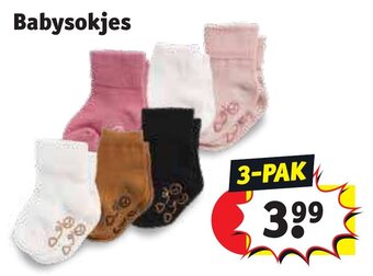 Kruidvat Babysokjes 3-PAK aanbieding