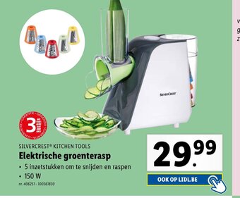 Lidl Elektrische groenterasp aanbieding
