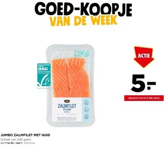Jumbo Jumbo zalmfilet met huid aanbieding