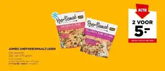 Jumbo diepvriesmaaltijden