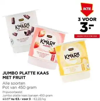 Jumbo Jumbo platte kaas met fruit aanbieding