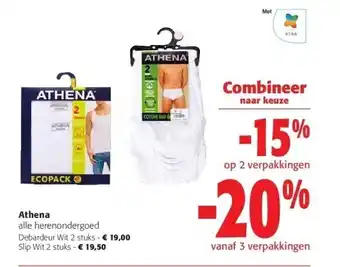 Athena debardeur wit 2 stuks