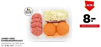 Jumbo Jumbo vers hamburgerpakket aanbieding