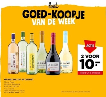Jumbo Grand sud of jp chenet aanbieding
