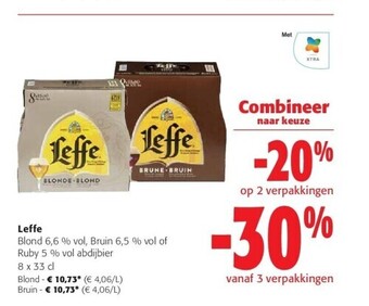 Colruyt Leffe blond aanbieding