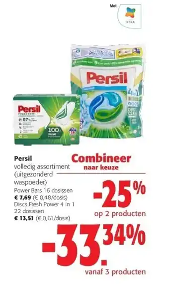 Colruyt Persil power bars 16 dosissen aanbieding