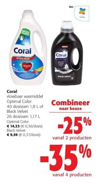 Colruyt Coral optimal color aanbieding