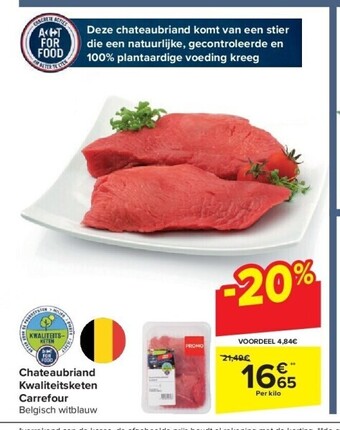 Carrefour Chateaubriand kwaliteitsketen carrefour aanbieding