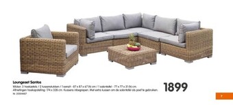 Fun Loungeset santos aanbieding
