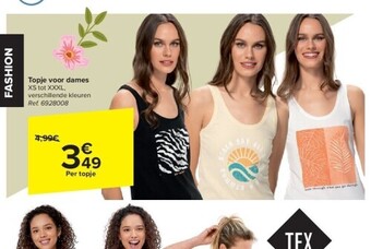 Carrefour Topje voor dames aanbieding