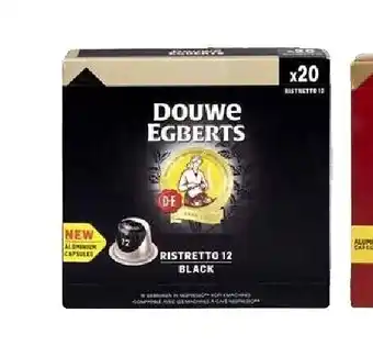 Colruyt Douwe egberts ristretto 12 black cups 20 stuks aanbieding