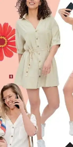 Carrefour Linnen broek of jurk voor dames aanbieding