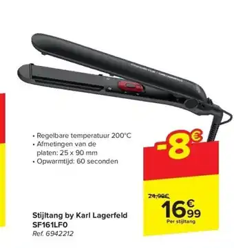 Carrefour Stijltang by karl lagerfeld sf161lf0 aanbieding