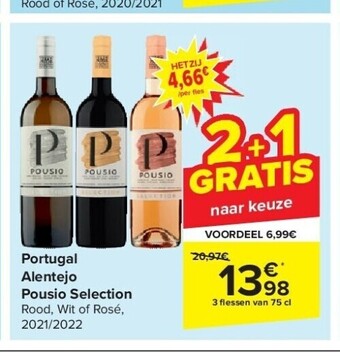 Carrefour Portugal alentejo pousio selection aanbieding