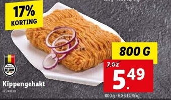 Lidl Kippengehakt aanbieding