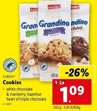 Lidl Cookies aanbieding