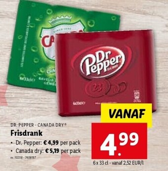 Lidl Frisdrank aanbieding