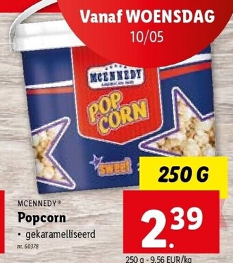 Lidl Popcorn aanbieding