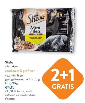 OKay Sheba alle zakjes aanbieding