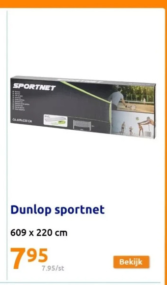 Action Dunlop sportnet aanbieding